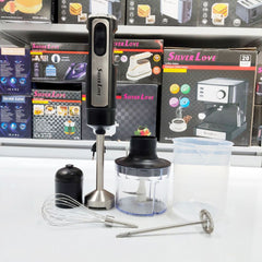 Blender Vertical 35cm, Silver Love 5 în 1. 500W cu Accesorii Engros