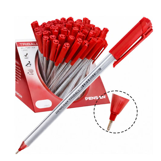 Pix cu Gel 60/set, Pensan 15cm Rosu