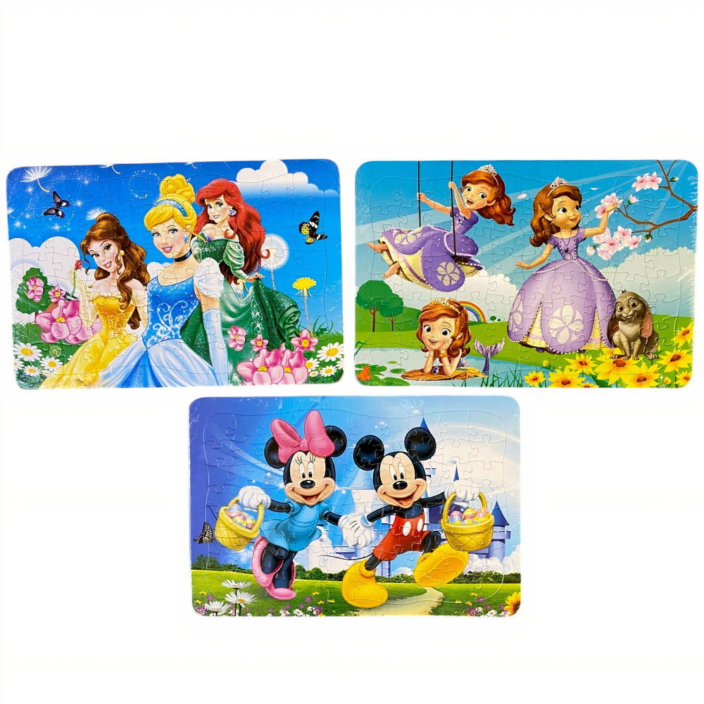 Puzzle din Carton, 42x28cm, 80 Piese, Diferite Modele Engros