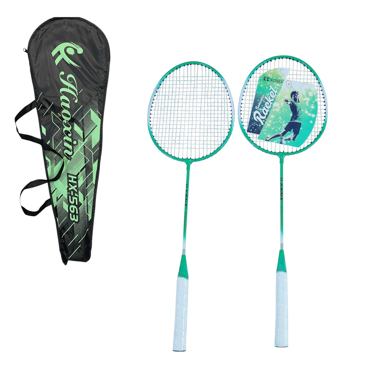 Palete Badminton 2/set cu Fluturas, 62cm Engros
