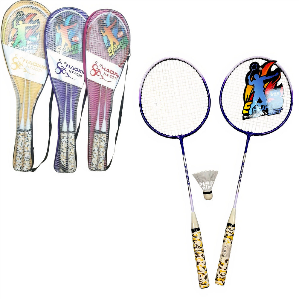 Palete Badminton 2/set cu Fluturas, Diferite Culori 62cm Engros