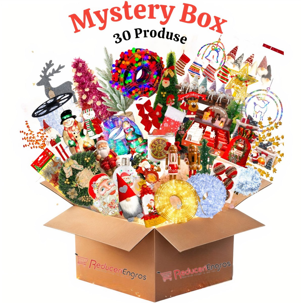 Mystery Box, Cadouri Surpriza Articole de Craciun 30 de Produse Engros