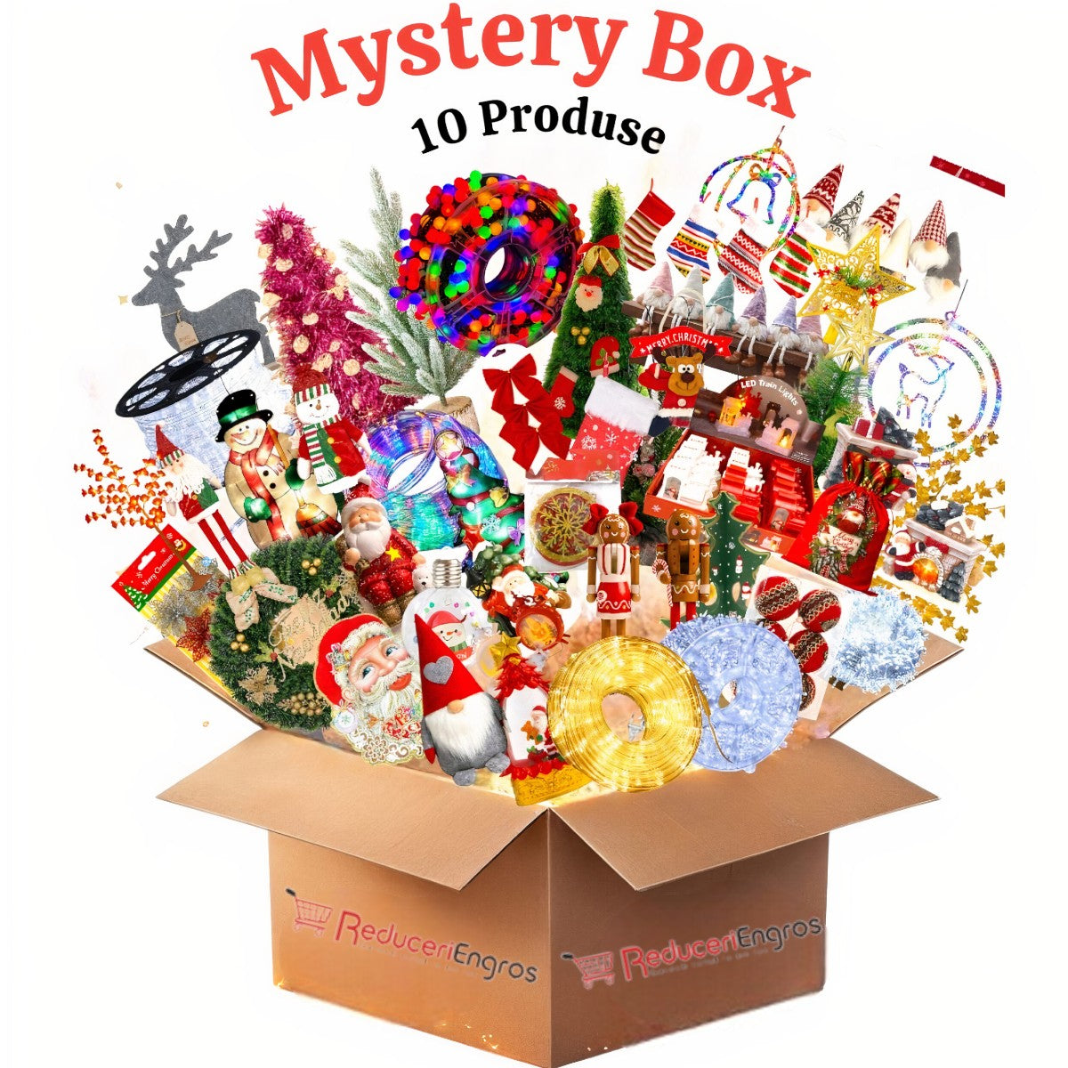 Mystery Box, Cadouri Surpriza Articole de Craciun 10 de Produse Engros