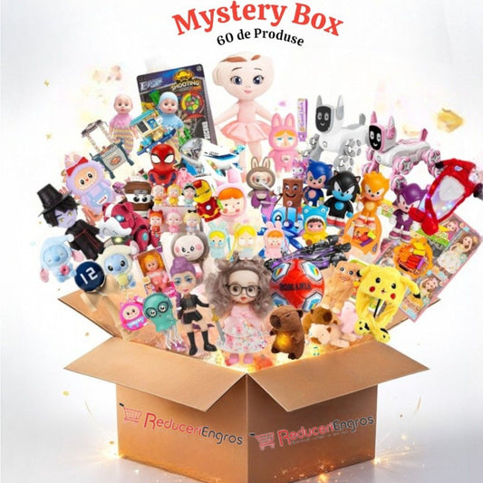 Mystery Box, Cadouri Surpriza, Jucarii pentru Fete si Baieti 60 de Produse Engros