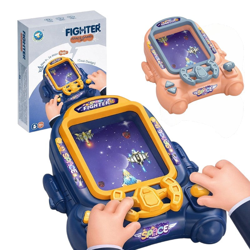 Consolă de Joc Spațială 19x15.5cm cu Volan Interactiv și Efecte Luminoase, Diferite Culori&nbsp;