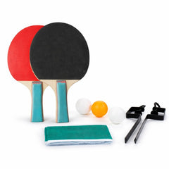 Palete de Tenis 24cm de Masa 2/set, Ping-Pong cu 3 Mingii si Fileu Inculs