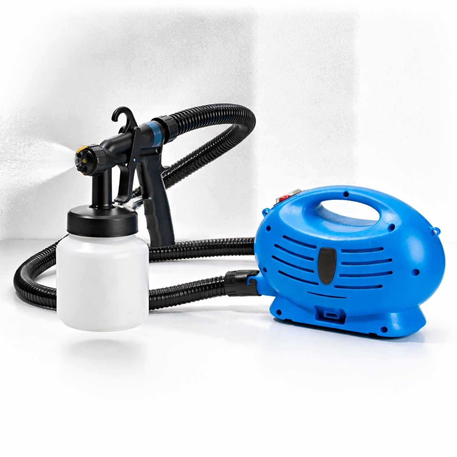 Pistol Electric de Vopsit 800ml, 650W, Sistem de Pulverizare cu Furtun Flexibil, Aplicare pentru Pereti si Suprafete&nbsp;