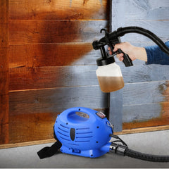 Pistol Electric de Vopsit 800ml, 650W, Sistem de Pulverizare cu Furtun Flexibil, Aplicare pentru Pereti si Suprafete&nbsp;