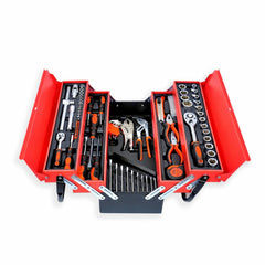 Trusa Profesionala 47x20x21.5cm, cu 4 sertare, 85 piese metalice