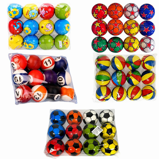 Mingii din Spuma 9cm Diferite Modele 12/set