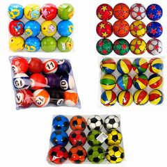 Mingii din Spuma 9cm Diferite Modele 12/set