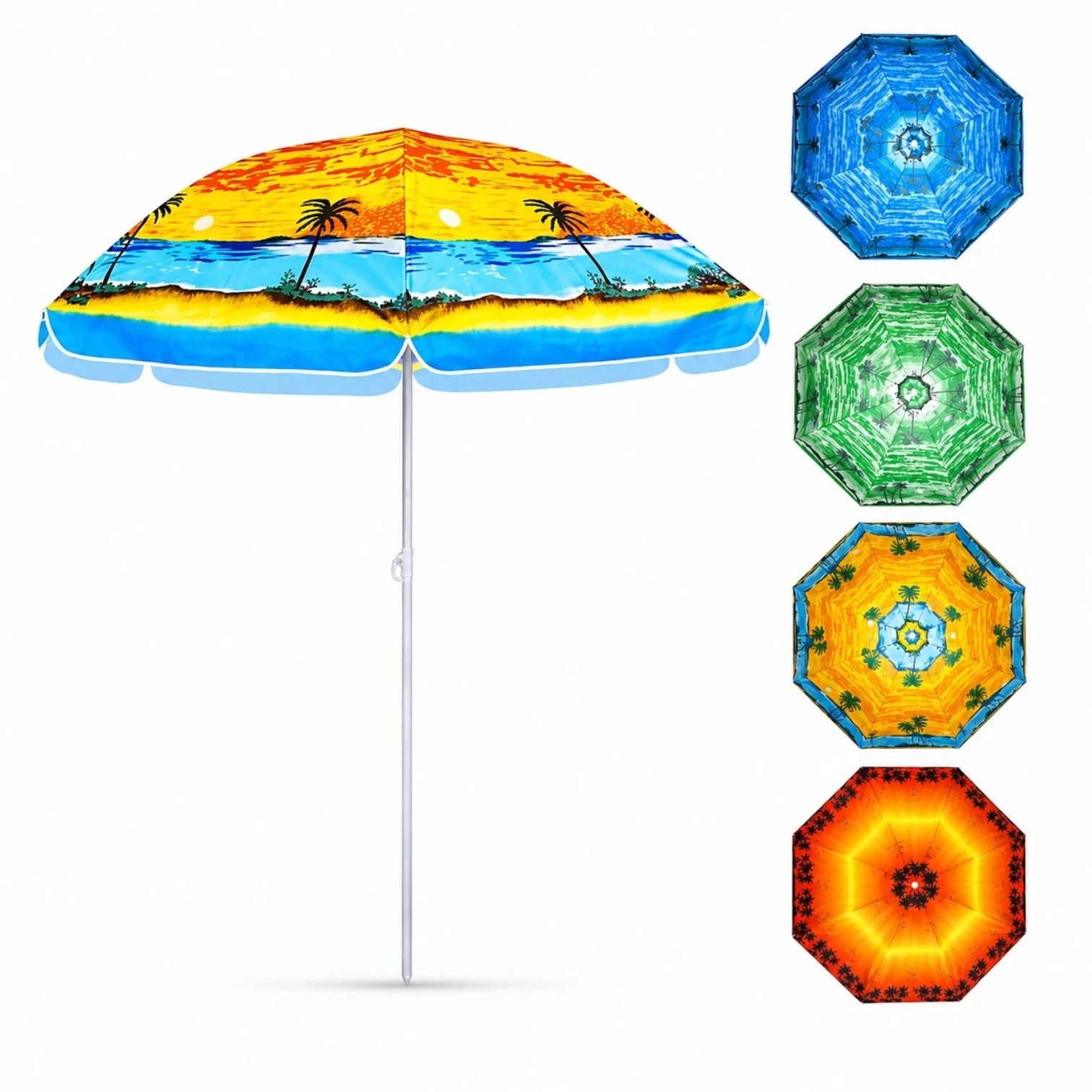 Umbrela de Plaja 170x1.55m Inaltime Ajustabila, Diferite Modele