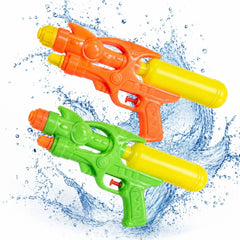 Pistol cu Apa 14x30cm din Plastic, cu Rezervor Detasabil, Diferite Culori