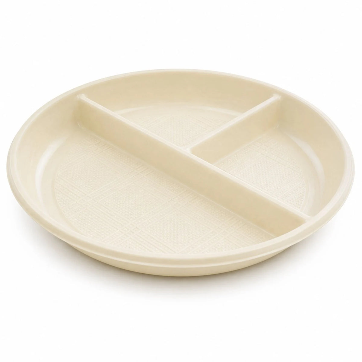 Farfurie Bio 21cm, Rotunda 3 Compartimente 50/set, de Unica Folosita