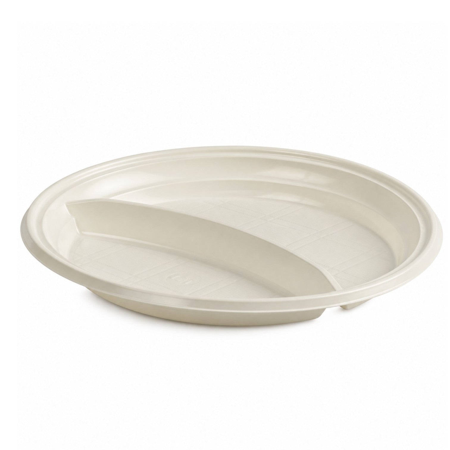 Farfurie Bio 21cm, Rotunda 2 Compartimente 50/set, de Unica Folosita