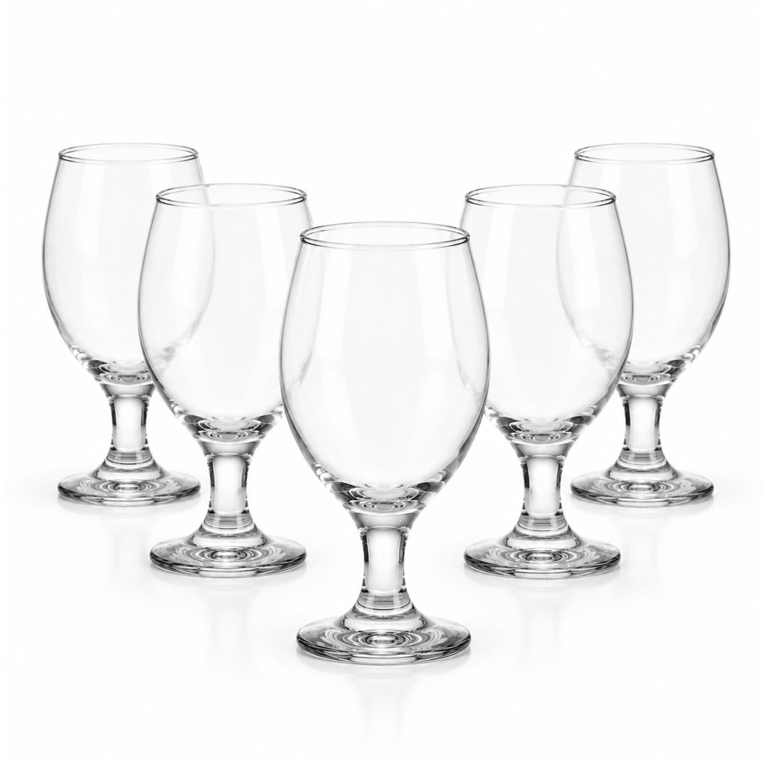 Pahar cu Picior 16cm, din Sticla 6/set, Transparent