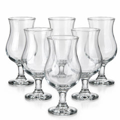 Pahar cu Picior 375ml, 6/set, din Sticla 17.5cm, Transparent