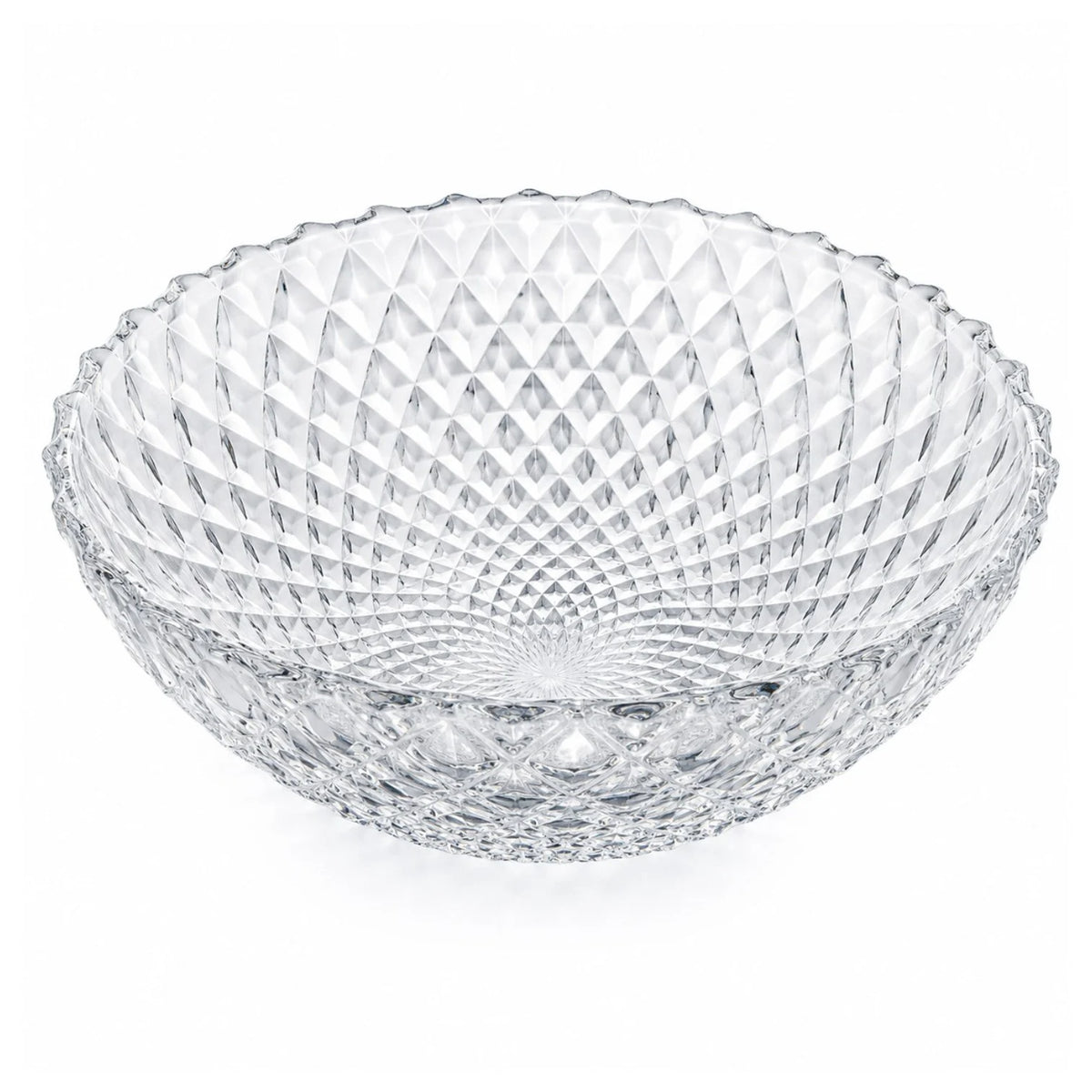 Bol din Sticlă 6/set, Model Cristal 17x5.5cm, Transparent