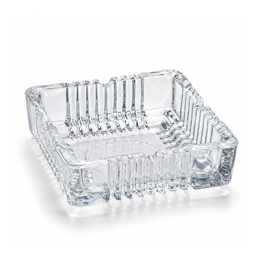 Scrumiera 10x3cm din Sticla, Model Cristal