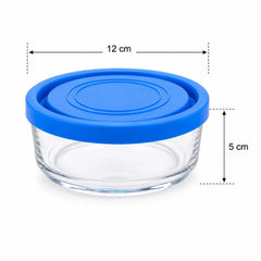 Vase Termorezistente din Sticlă pentru Cuptor, 5+1 Piese, Diferite Dimensiuni, cu Capac și Tăvi pentru Gătit