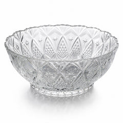 Bol din Sticlă 6/set, Model Cristal, 12.5x5.5cm, Transparent