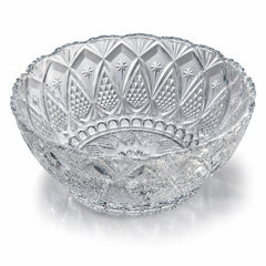 Bol din Sticlă 6/set, Model Cristal, 12.5x5.5cm, Transparent