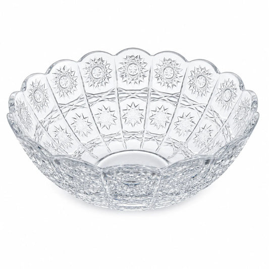 Bol din Sticlă 6/set, 12.5x5cm, Model Cristal Floral