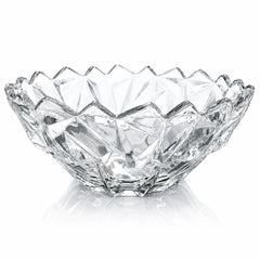 Bol din Sticlă 24x11.5cm, Model Cristal Geometric