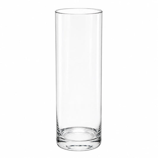 Vaza din Sticlă 10x30cm, Model Cilindric