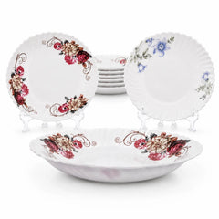 Farfurie Adâncă 6/set, din Opal, 21.5cm, Diferite Modele Florale