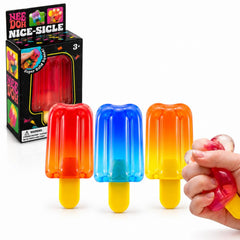 Jucarie Antistres 8cm, Tip Inghetata, Squishy din Gel Elastic, Stretch &amp; Squeeze, Diferite Culori&nbsp;