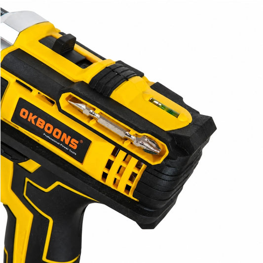 Bormașină cu Acumulator 48V OKBOONS, Set Complet 36 Piese, 2 Acumulatori, Încărcător și Valiză de Transport&nbsp;