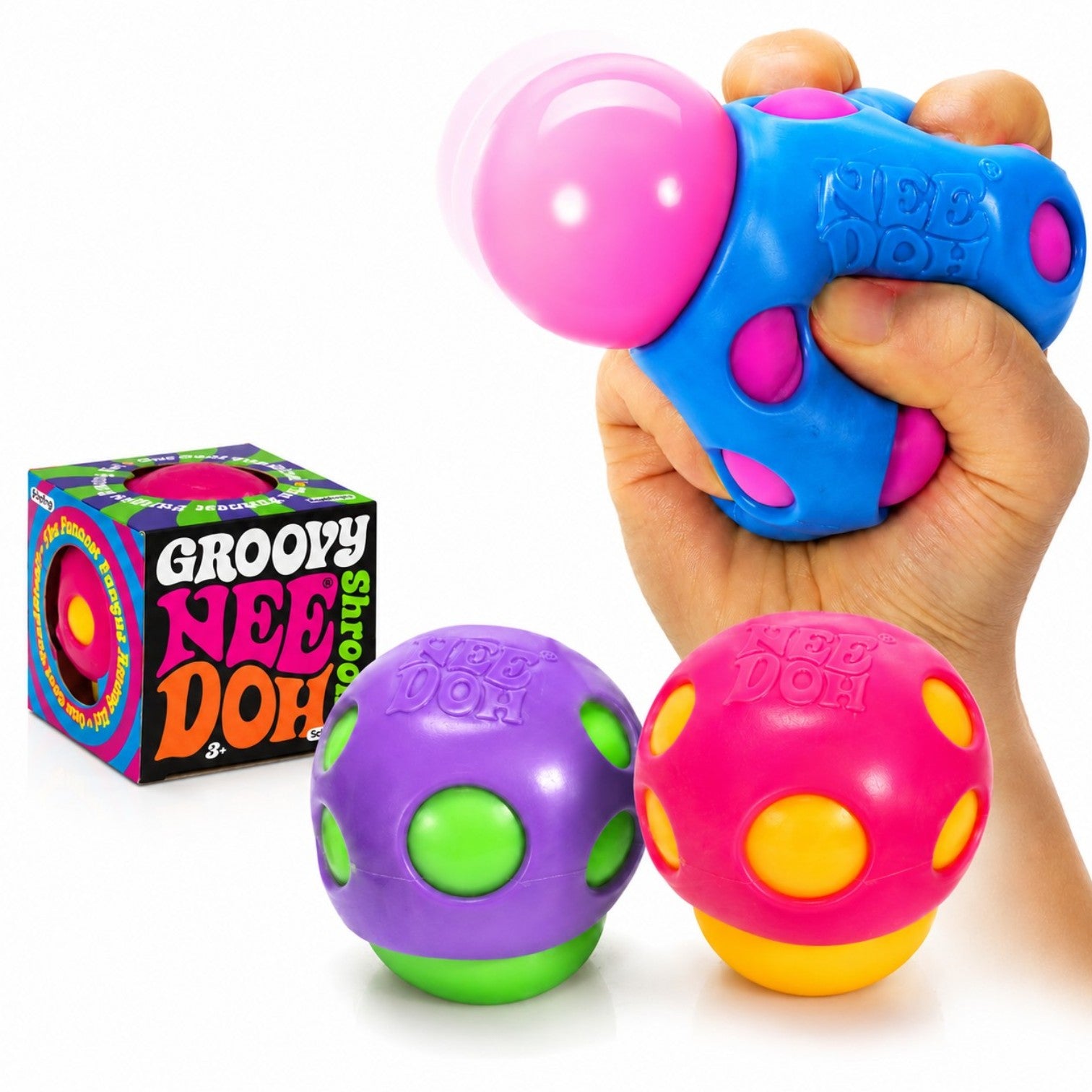 Jucarie Squishy Ciupercă Pop-Out 7cm, cu Spumă în Interior, Antistres Slow Rising, Super Moale și Elastică, Diferite Culori&nbsp;