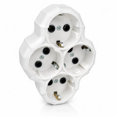 Adaptor Multiplu 4 Prize 16A, 250V, 3680W, cu Împământare