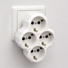 Adaptor Multiplu 4 Prize 16A, 250V, 3680W, cu Împământare