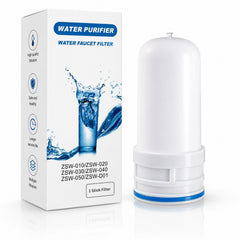 Cartuș Filtrant de Schimb pentru Filtru de Apă la Robinet, Carbon Activ, Purificare Eficientă a Apei Potabile