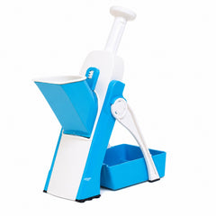 Răzătoare Manuală Multifuncțională cu Presare, 35x24x11.5cm, cu Tavă de Colectare și Tamburi Interschimbabili pentru Feliere și Răzuire&nbsp;