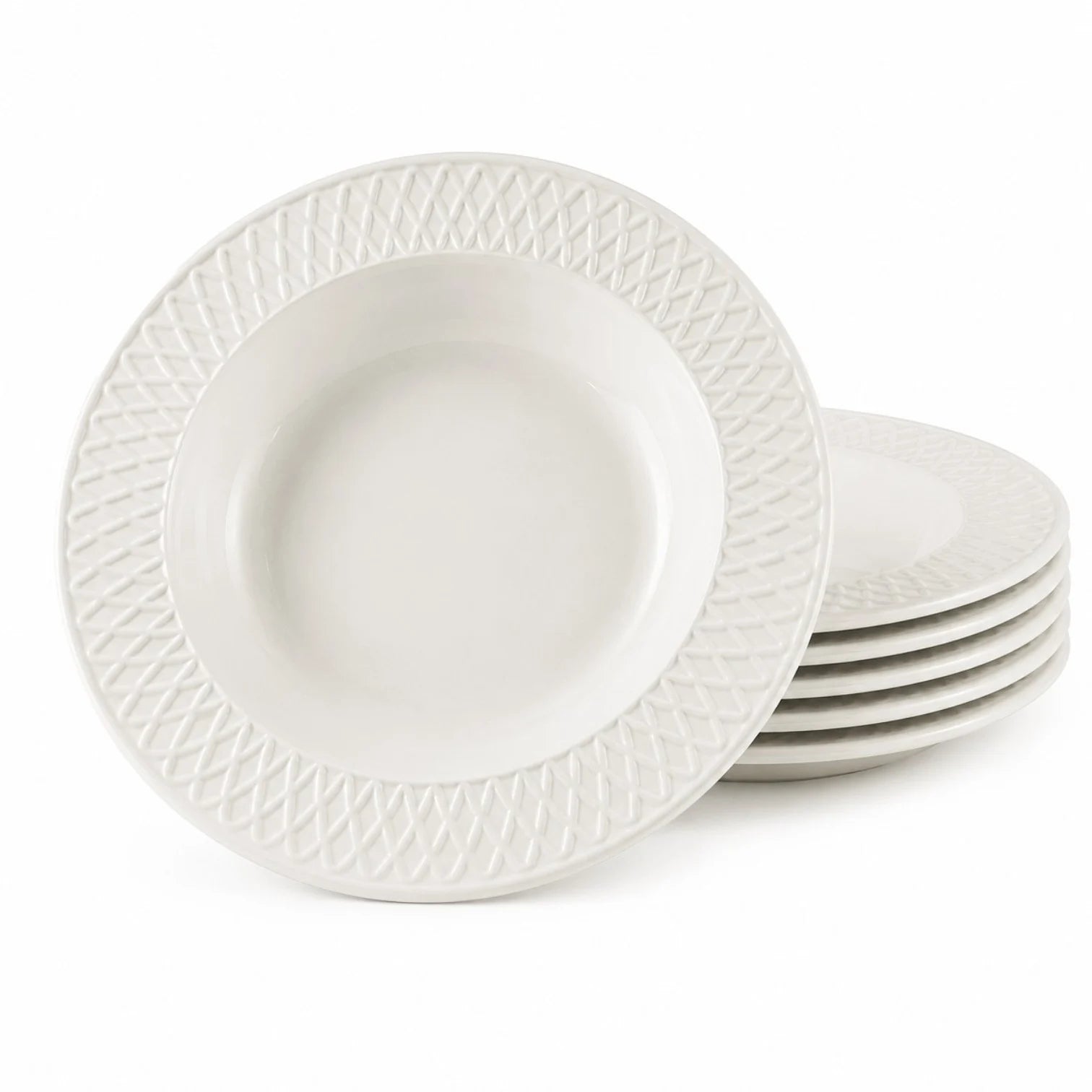 Farfurie Adanca 6/set, din Arcopal 21x2.5cm, cu Model
