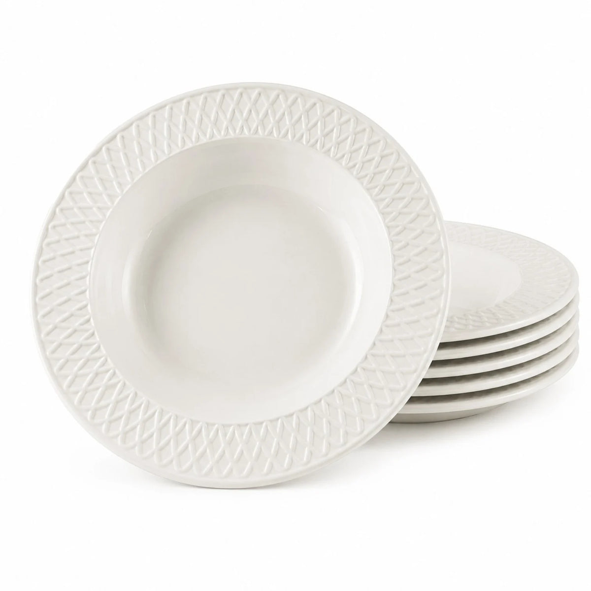 Farfurie Adanca 6/set, din Arcopal 21x2.5cm, cu Model