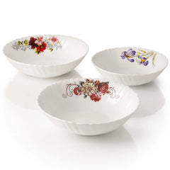 Castron Adânc 6/set, din Opal 17.5x5cm, Diferite Modele Florale