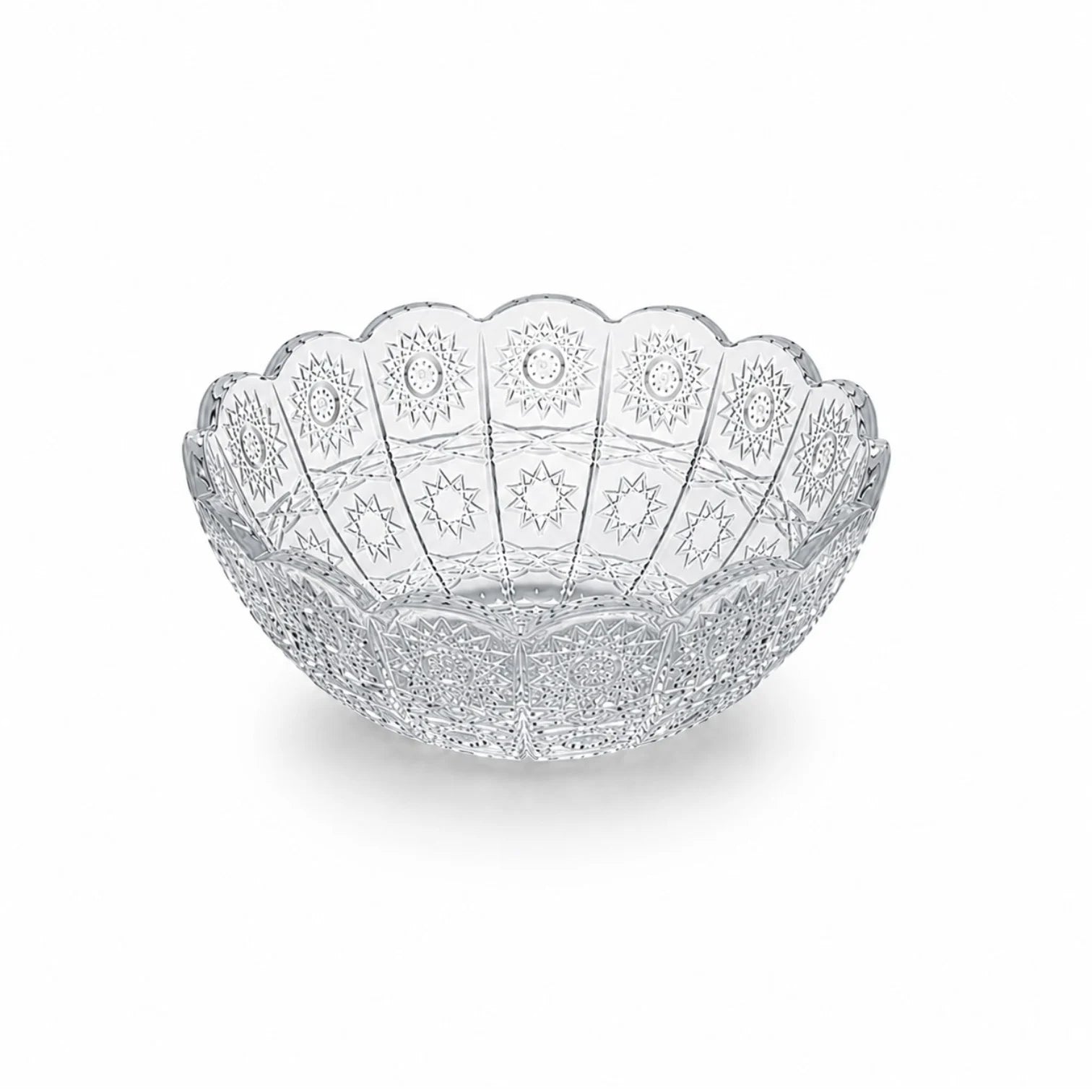 Bol din Sticlă 6/set, Model Cristal 12.5x5.5cm Transparent