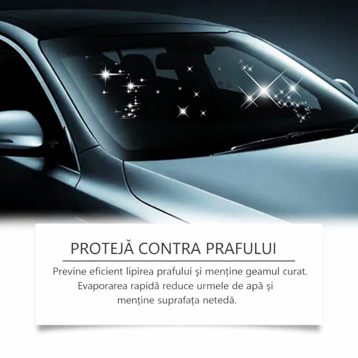 Perie Multifunctionala Curatare Parbriz Auto cu Solutie si Burete 120ml, pentru Indeparat Pelicula de Ulei si Pete de Apa