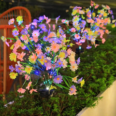 Lampa Solara Led 2/set Model Floricele 80cm Multicolore