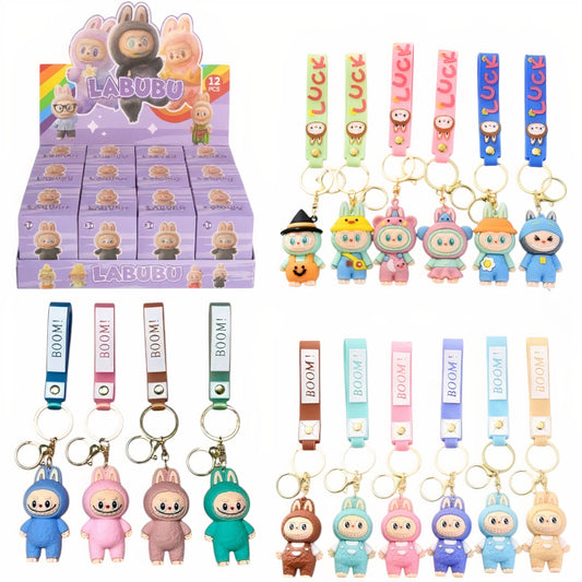 Jucarie Breloc 12/set Labubu 6cm, Random BlindBox Diferite Modele Engros