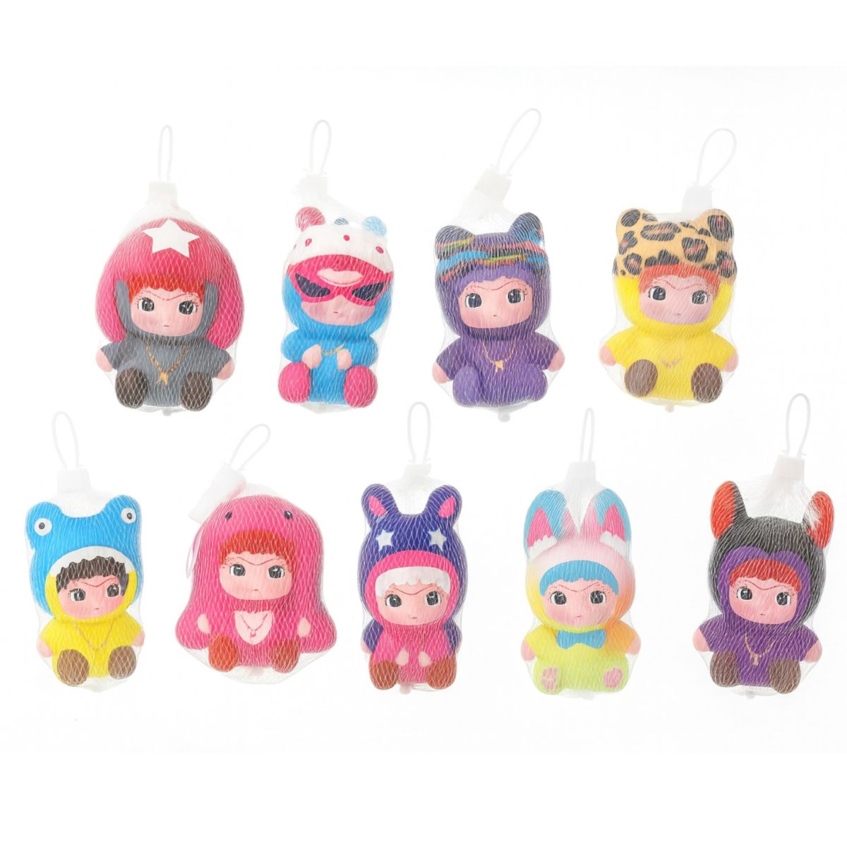 Figurine Squishy Wakuku 12/set Antistres, 10cm Diferite Modele Engros