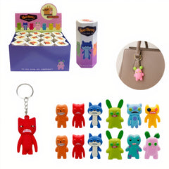 Breloc Figurine 12/set Fugg Family Monsters, Blind Box 6.5cm Diferite Modele Engros