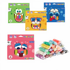 Plastilina Colorata 18/set pentru Copii, 12 Culori Engros