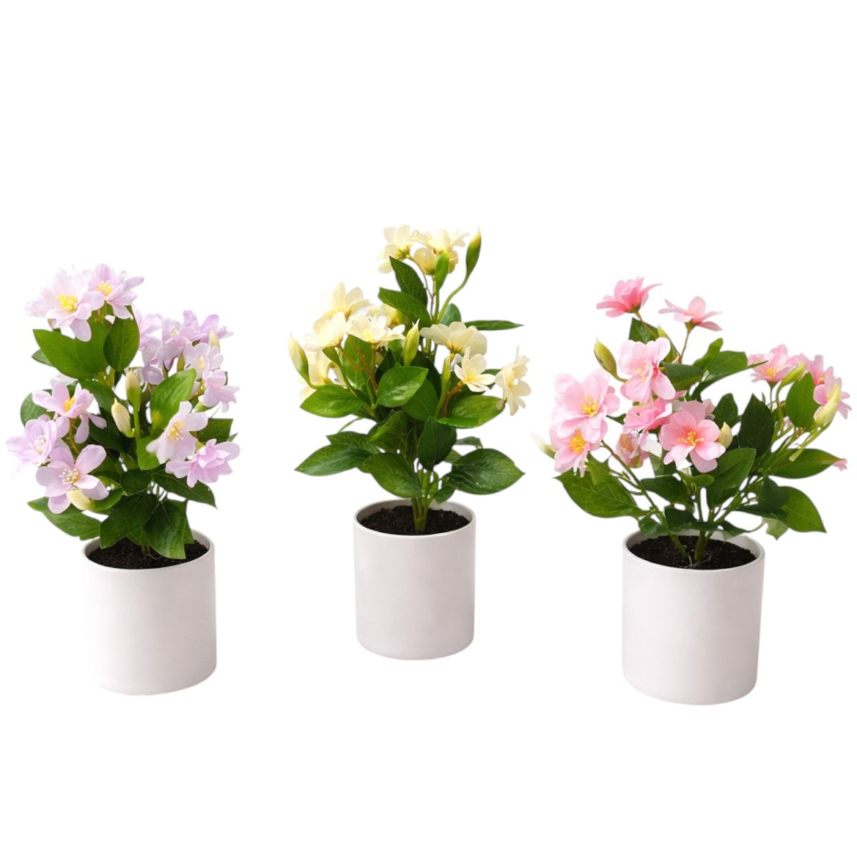 Flori Artificiale în Ghiveci 31cm, din Plastic Diferite Culori Engros