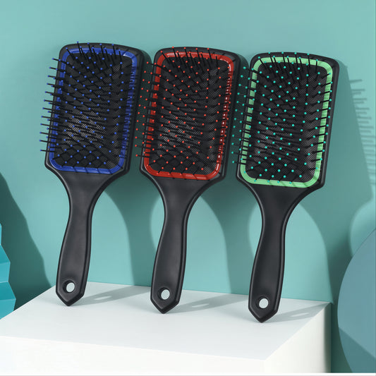 Perie de Păr Dreptunghiulară 23x7.5cm, cu Peri Antistatici, Diferite Culori Engros