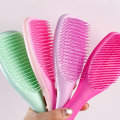 Perie de Păr 20cm din Plastic, Peri Flexibili Antirupere, Diferite Culori